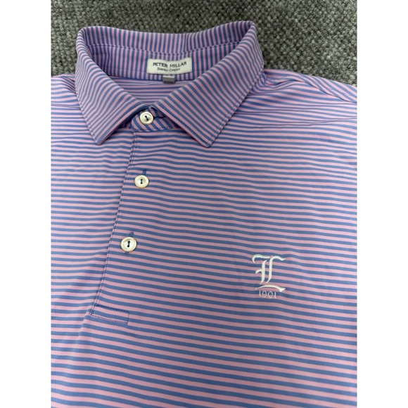 Peter Millar Other - Peter Millar Men's Large Golf Performance Polo Shirt Llanerch Country Club 1901